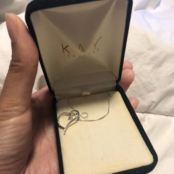 Kay Jewelers Diamond Heart Necklace - Picture 6 of 8